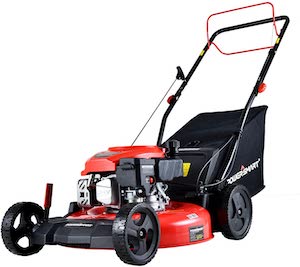 mulching lawn mower for leaves