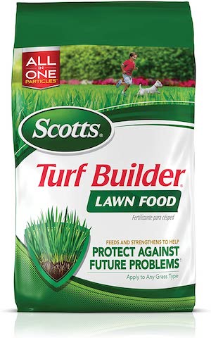 turf builders for yellow tip grass