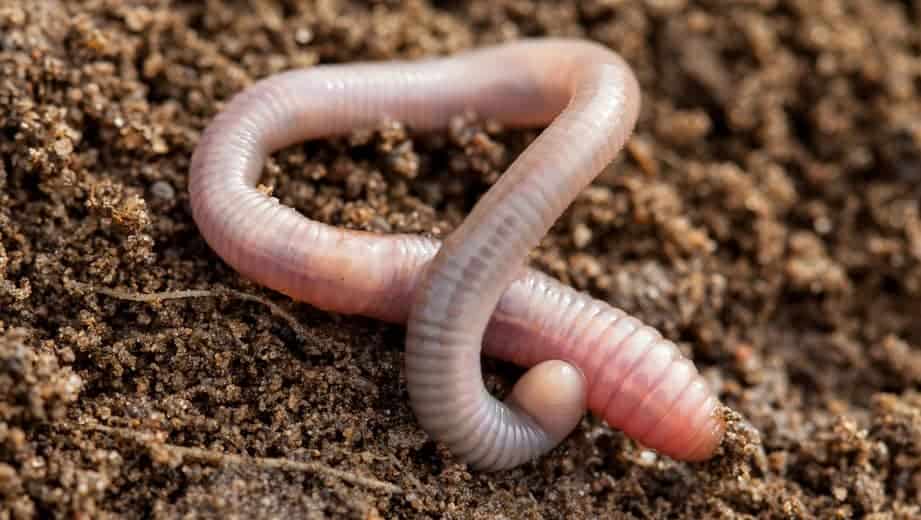 earth worm in your yard