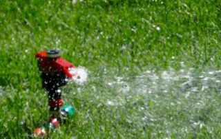 Oscillating Sprinkler for Watering Grass