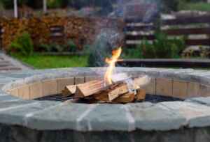 home Fire Pit Smoke